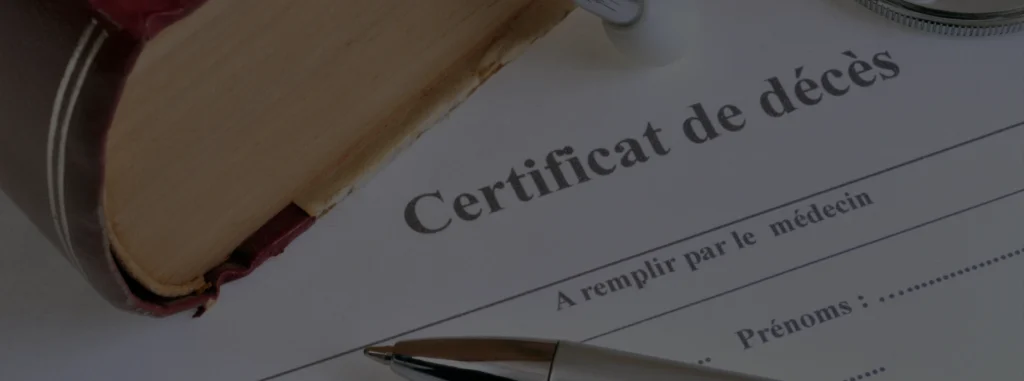 Formalités & démarches décès